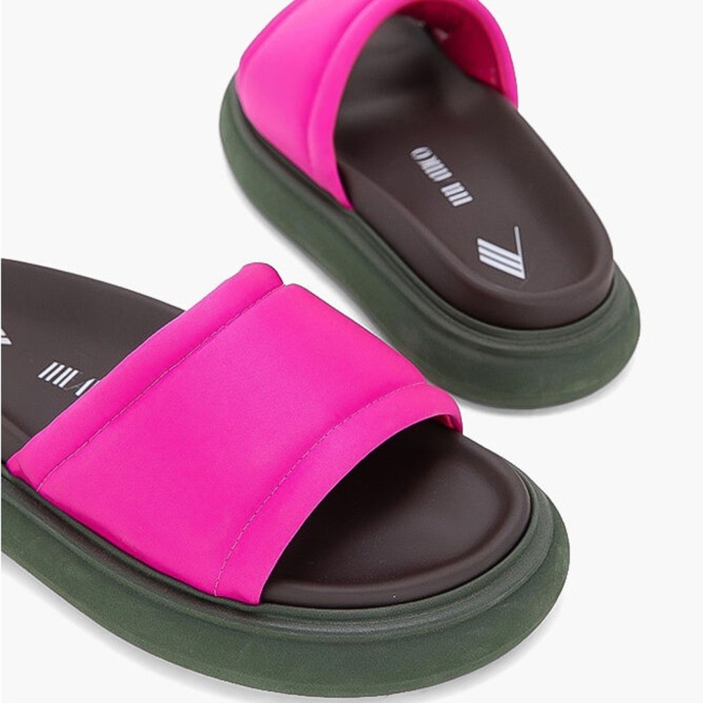 ATTICO Padded Noah Slide Sandals - great condition. Worn 3 twice.